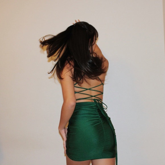 Open Back Mini Dress - Picture 2 of 2